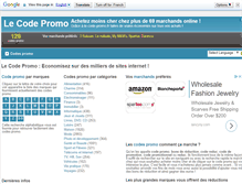 Tablet Screenshot of le-code-promo.fr